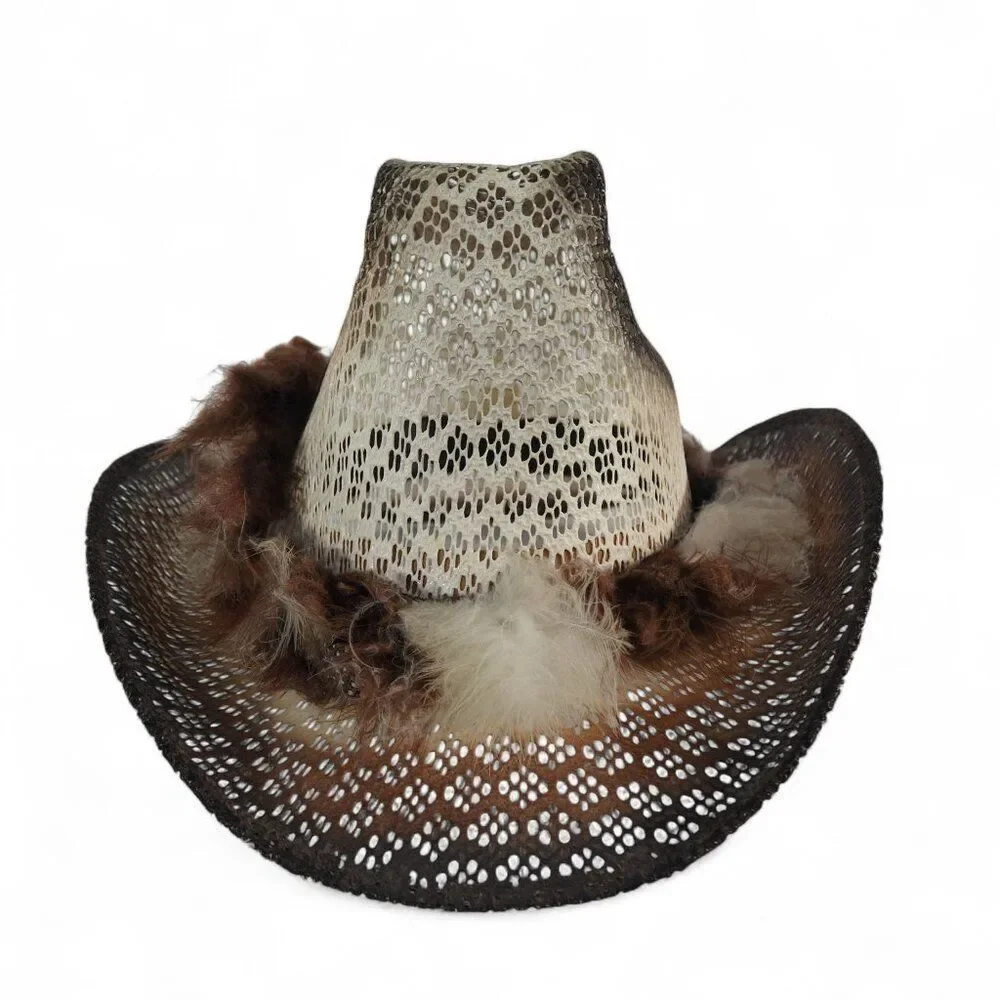 Sombreros Mexican Caboy Western Cowboy Hat Mex 57 US 7 1/8‎ Vintage Mexico Made